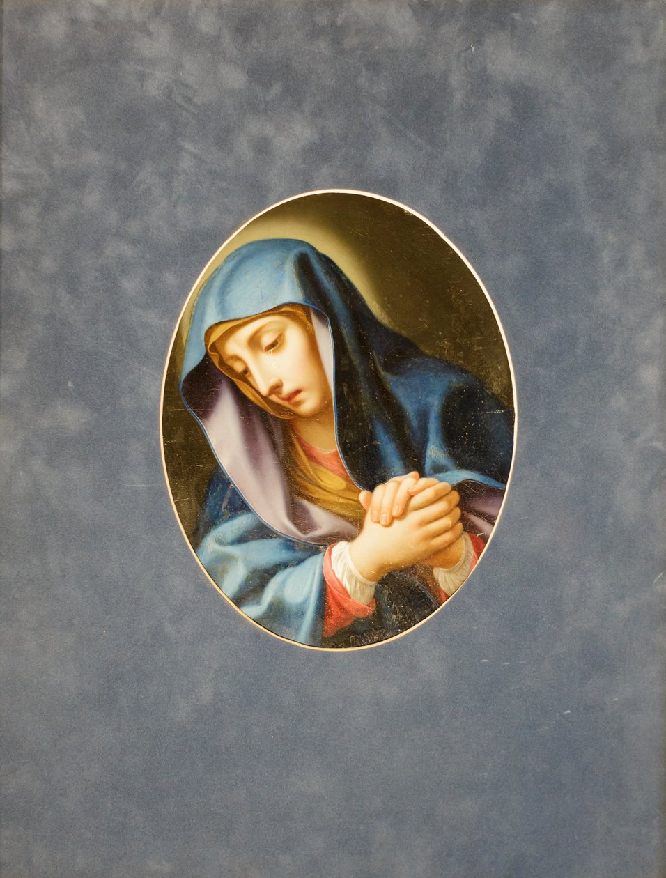 Płacząca Madonna, Carlo Dolci (olej na miedzi) autorstwa Carlo Dolci