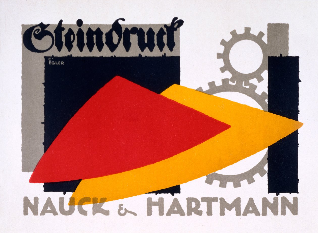Reklama „Nauck and Hartmann”, c.1915-16 autorstwa Carlo Egler