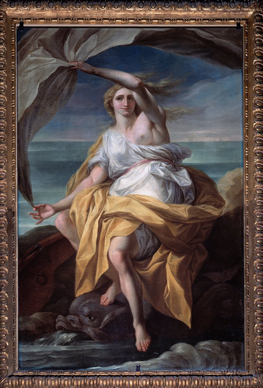 Alegoria trzynastu wartości republiki: nawigacja (Malarstwo, po 1783) autorstwa Carlo Giuseppe Ratti