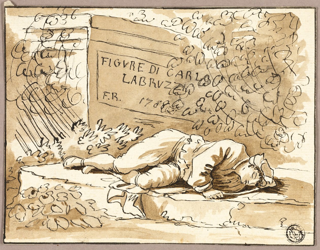 Po Frontispiece do "Figure autorstwa Carlo Labruzzi