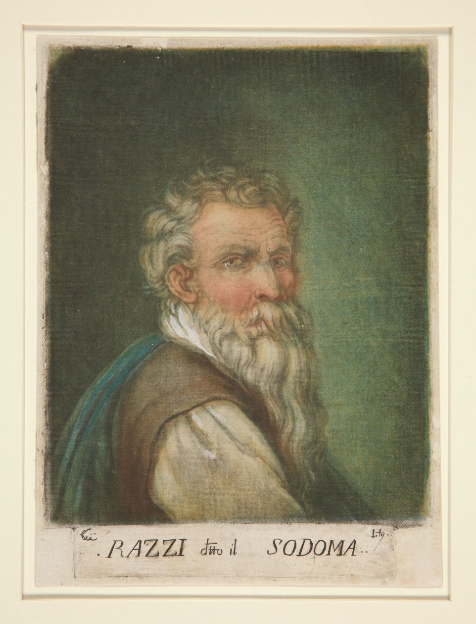 Portret G. A. Bazziego, zwanego Il Sodoma autorstwa Carlo Lasinio