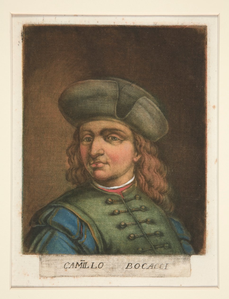 Camillo Bocacci, z Portretów malarzy autorstwa Carlo Lasinio