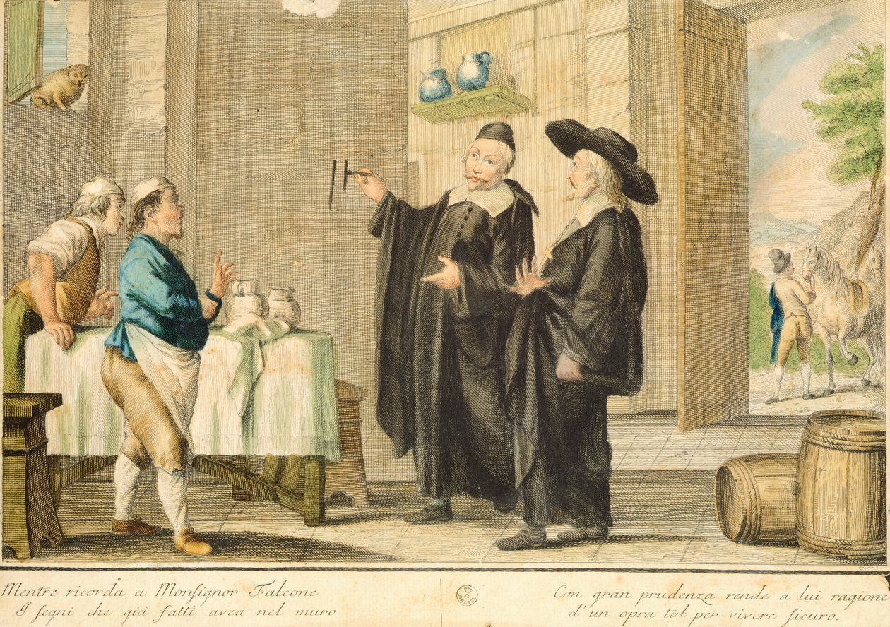 Priest Arlotto, Carlo Lasinio (1759-1838), kolorowy grawer autorstwa Carlo Lasinio
