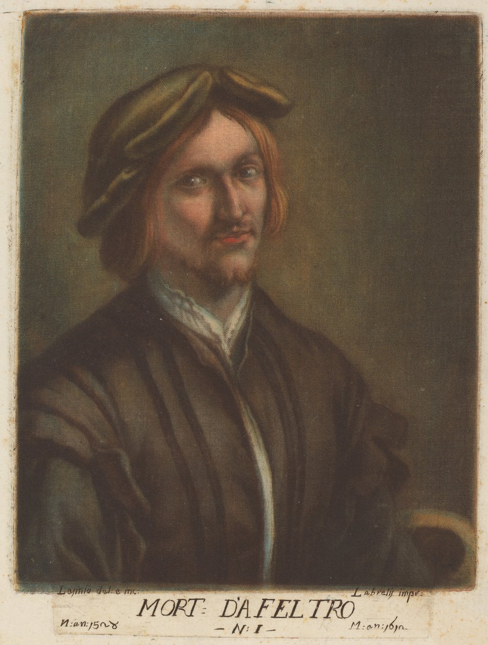 Zmarł z Feltre autorstwa Carlo Lasinio, after Lorenzo Luzzo