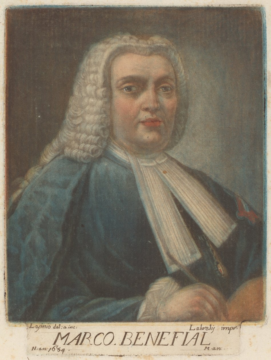 Marco Benefial autorstwa Carlo Lasinio, after Marco Benefial