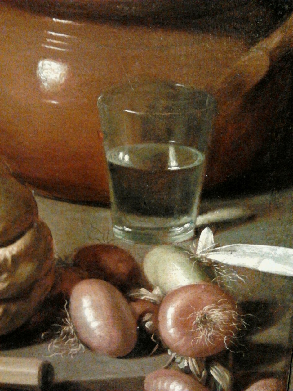 Polish: Martwa natura z miedzianym dzbanem Still life with a copper jug (detail). autorstwa Carlo Magini