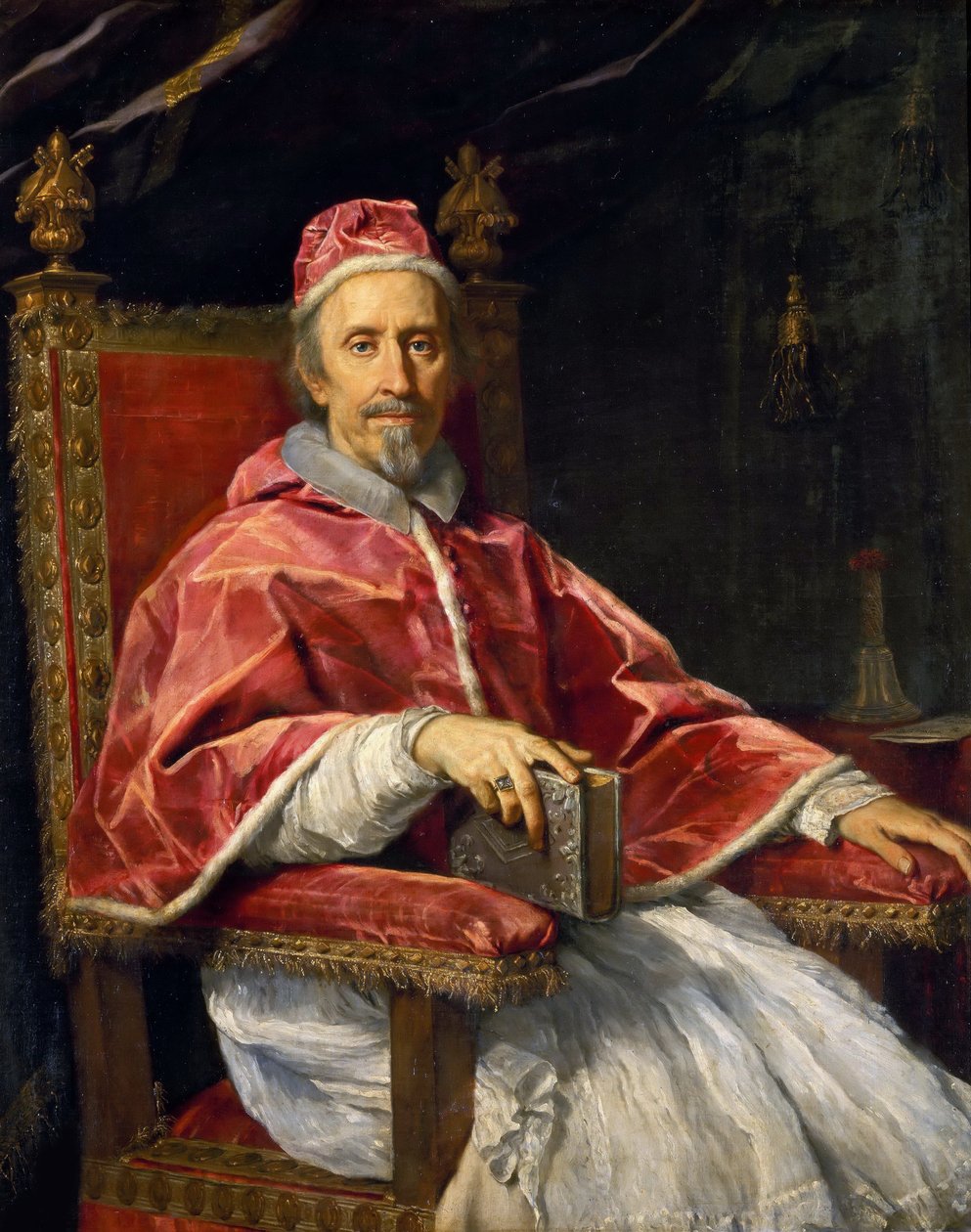Portret papieża Klemensa IX 1600-1669, 1669. autorstwa Carlo Maratta