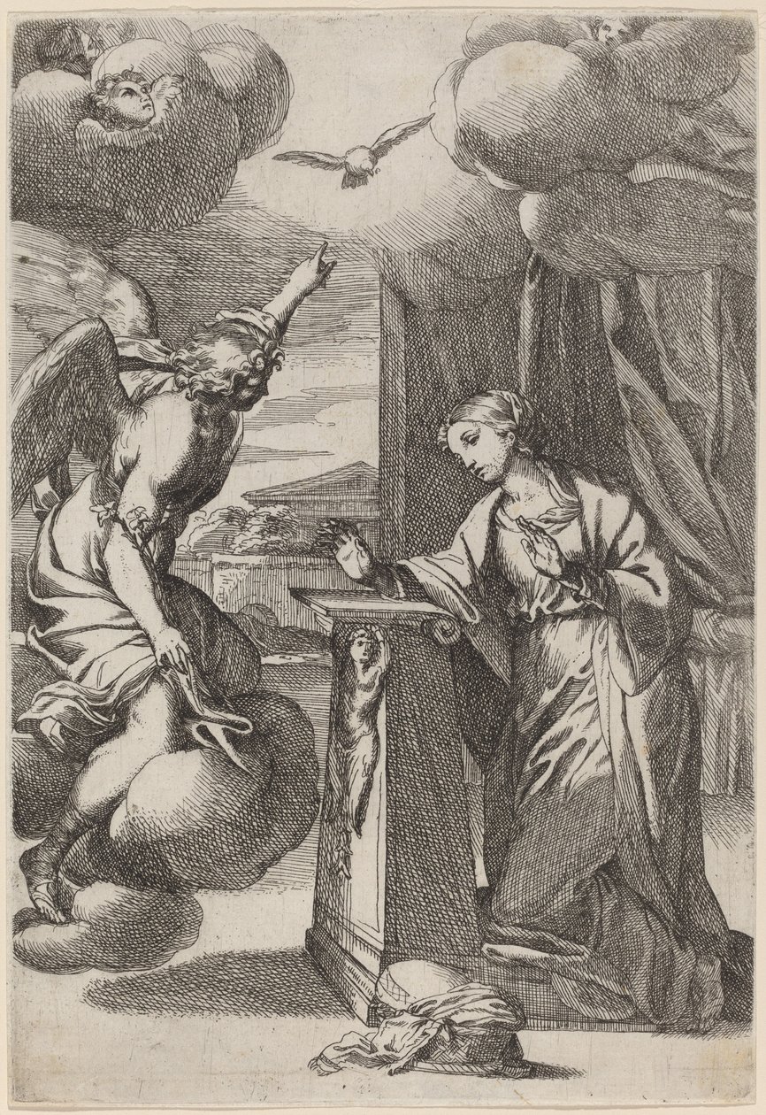 Zwiastowanie autorstwa Carlo Maratta