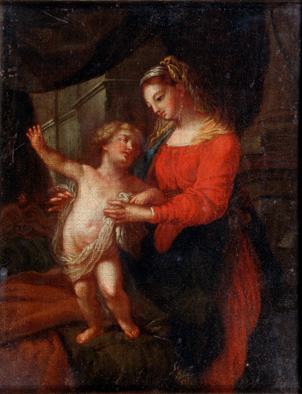 Dziewica z Dzieciątkiem”. autorstwa Carlo Maratta