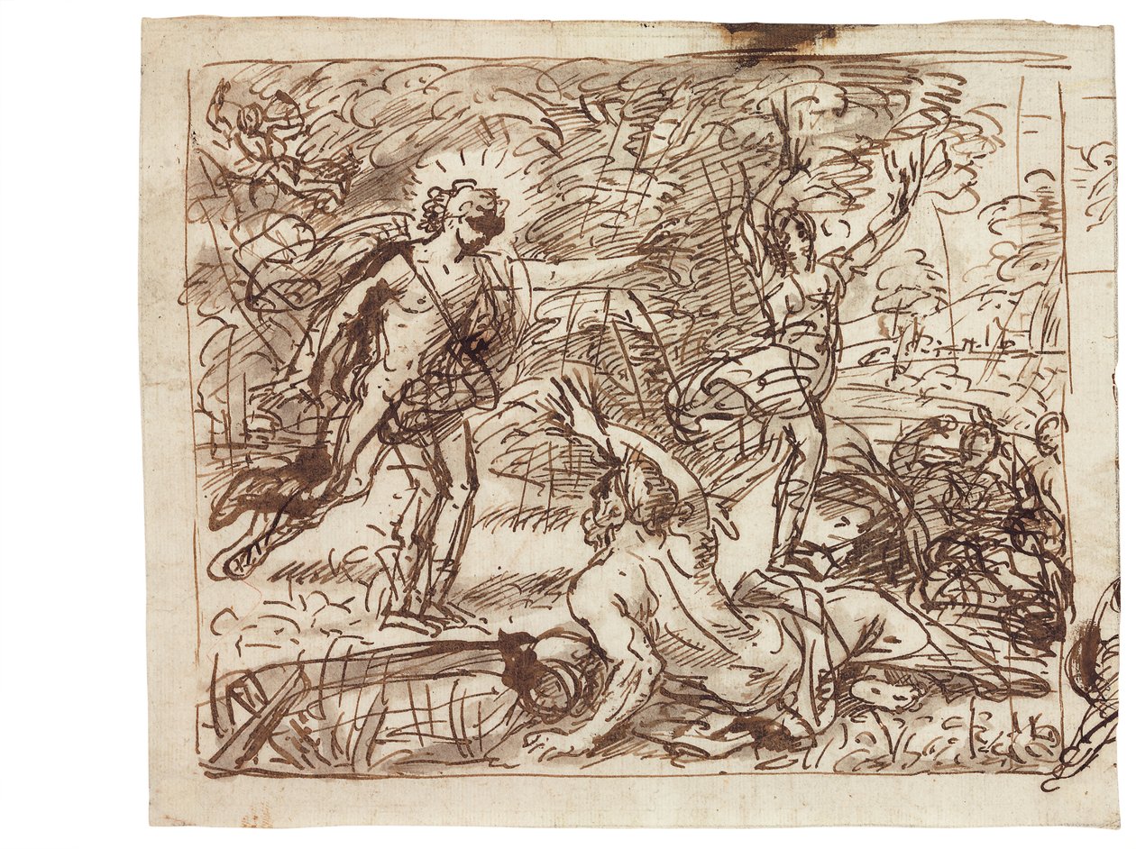 Apollo i Daphne autorstwa Carlo Maratta or Maratti