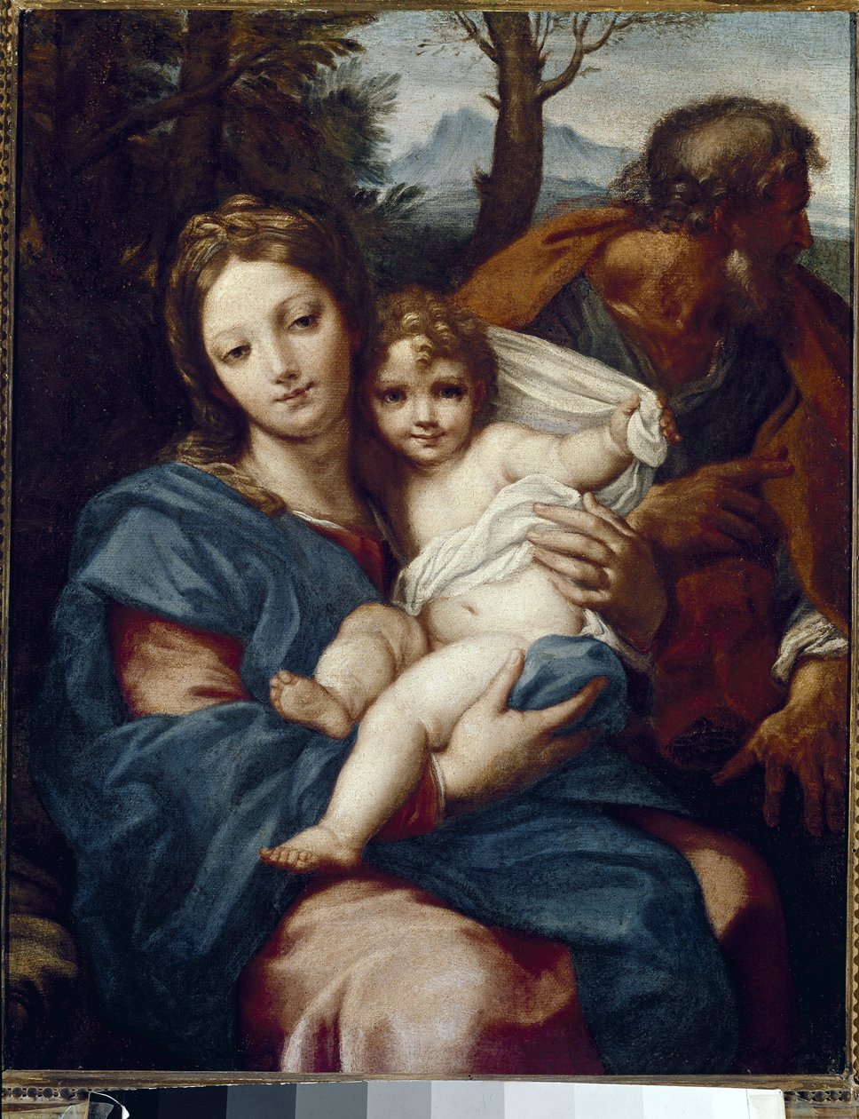 Święta Rodzina. (olej na płótnie autorstwa Carlo Maratta or Maratti
