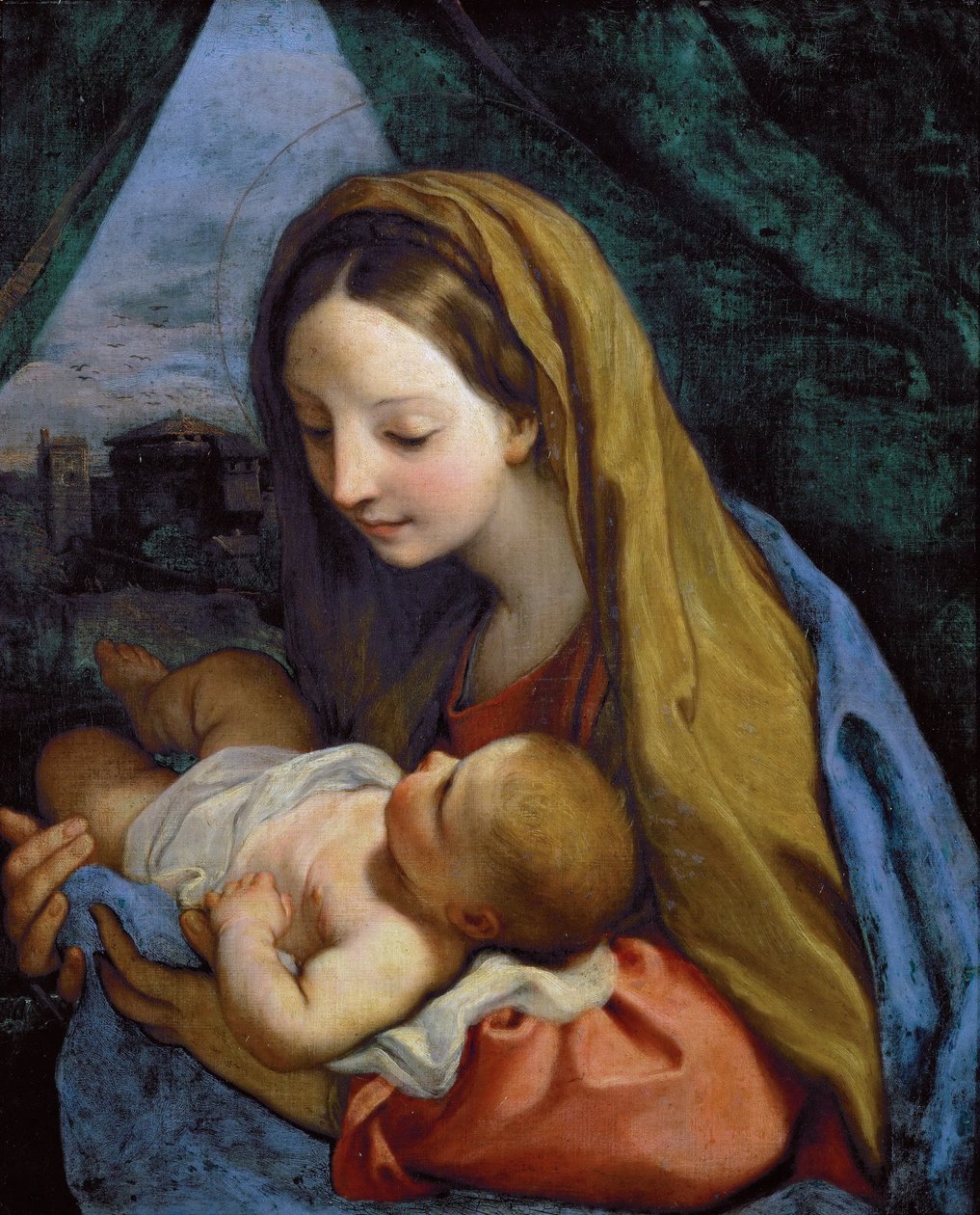 Madonna z Dzieciątkiem, c.1660 autorstwa Carlo Maratta or Maratti