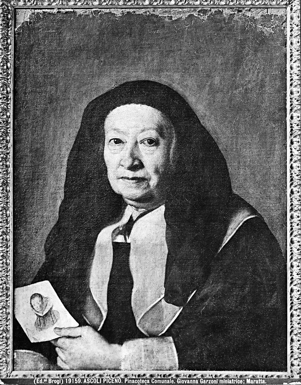 Portret Giovanny Garzoni autorstwa Carlo Maratta or Maratti