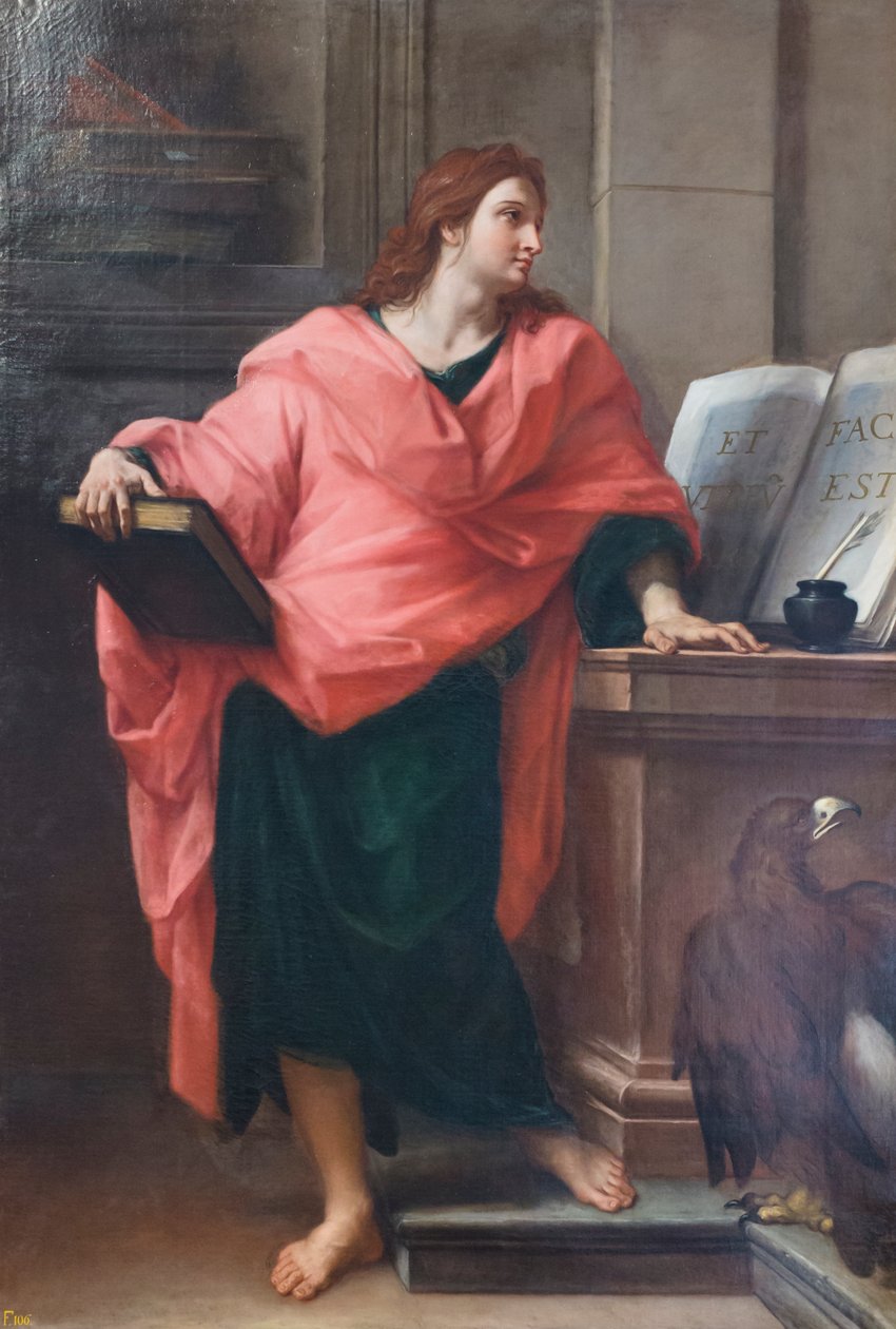 Święty Jan Ewangelista autorstwa Carlo Maratta or Maratti
