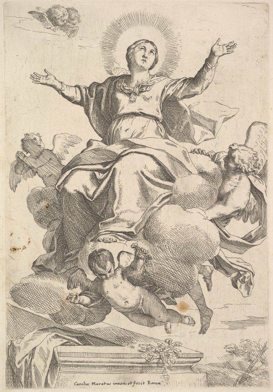 Wniebowzięcie Najświętszej Maryi Panny. autorstwa Carlo Maratta or Maratti