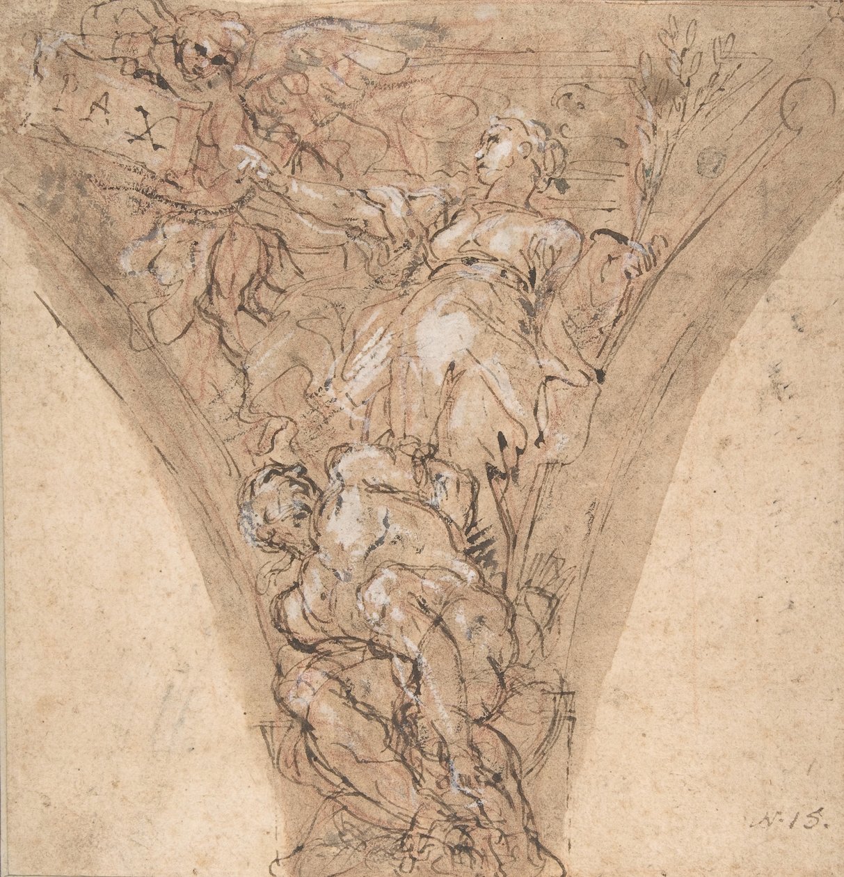 Alegoryczna Figura Pokoju, 1625-1713. autorstwa Carlo Maratti