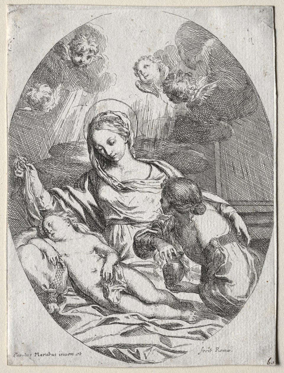 Madonna z Dzieciątkiem z Magdaleną autorstwa Carlo Maratti
