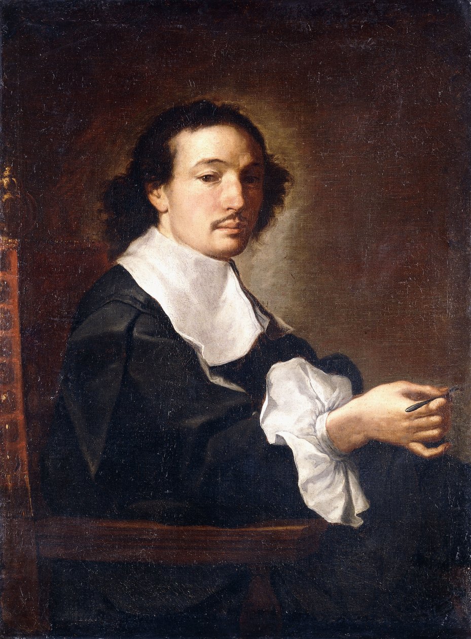 Portret lekarza, prawdopodobnie Giovanniego Guglielmo Riva autorstwa Carlo Maratta or Maratti