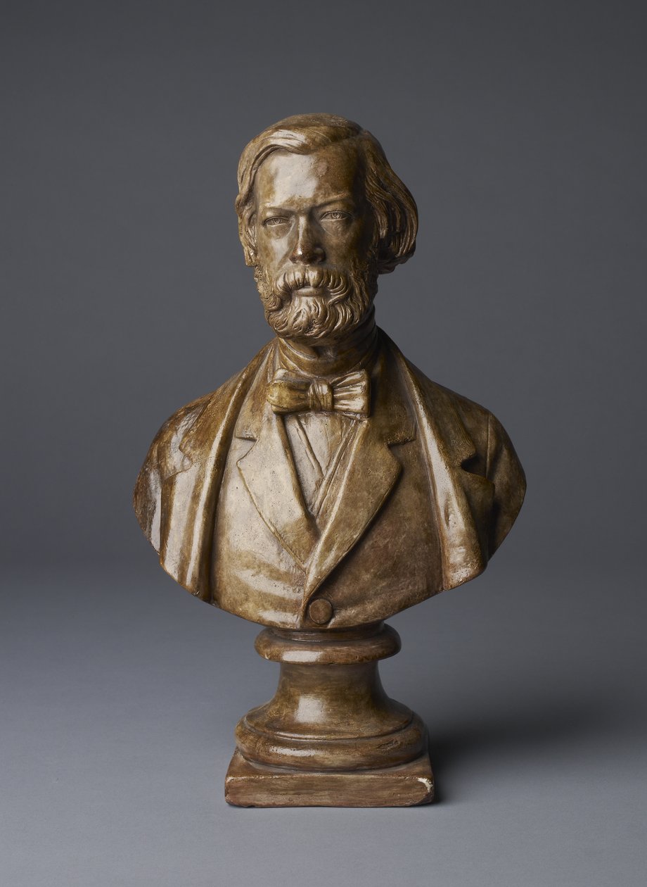 Popiersie Sir Johna Charlesa Robinsona (gipsowe popiersie, brązowienie) autorstwa Carlo Marochetti