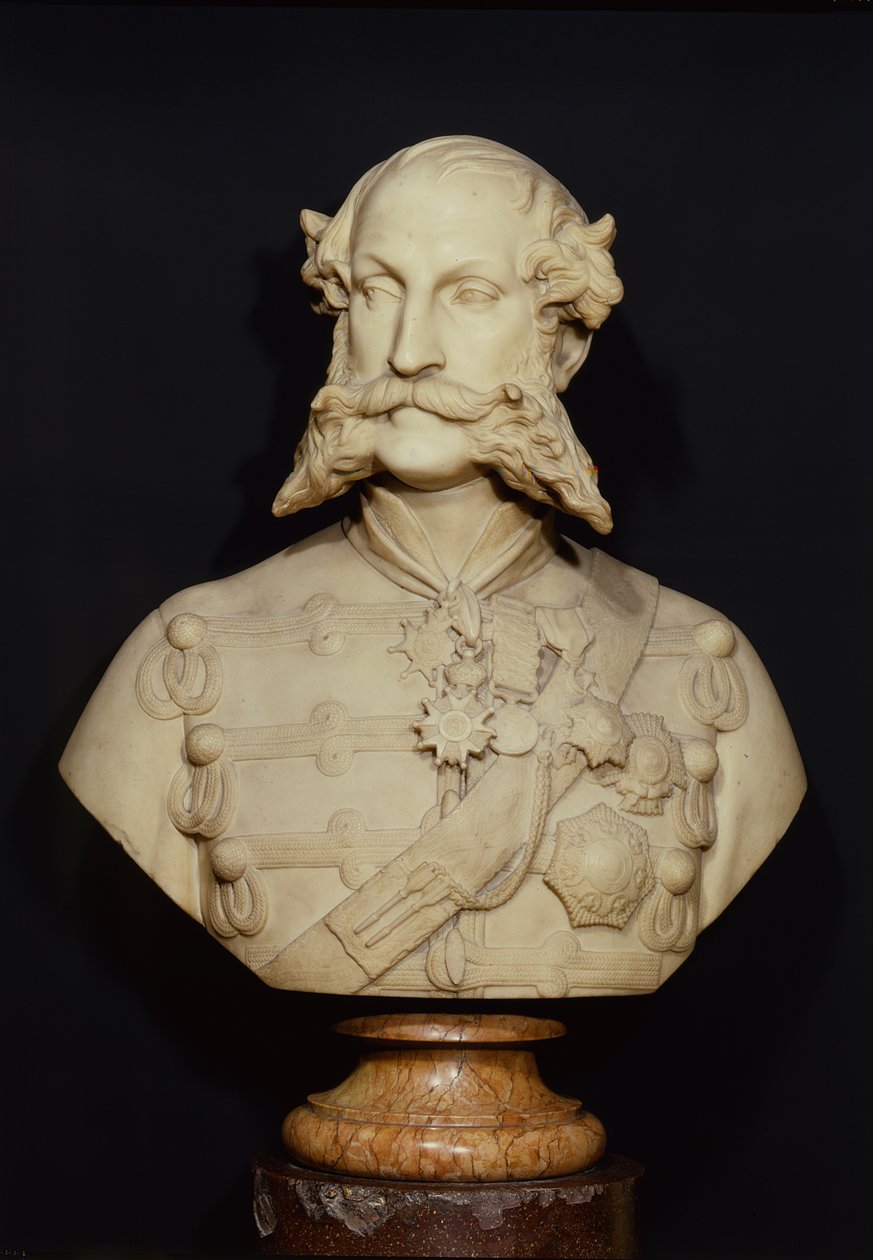 Hrabia Cardigan (1797-1868) (marmur) autorstwa Carlo Marochetti