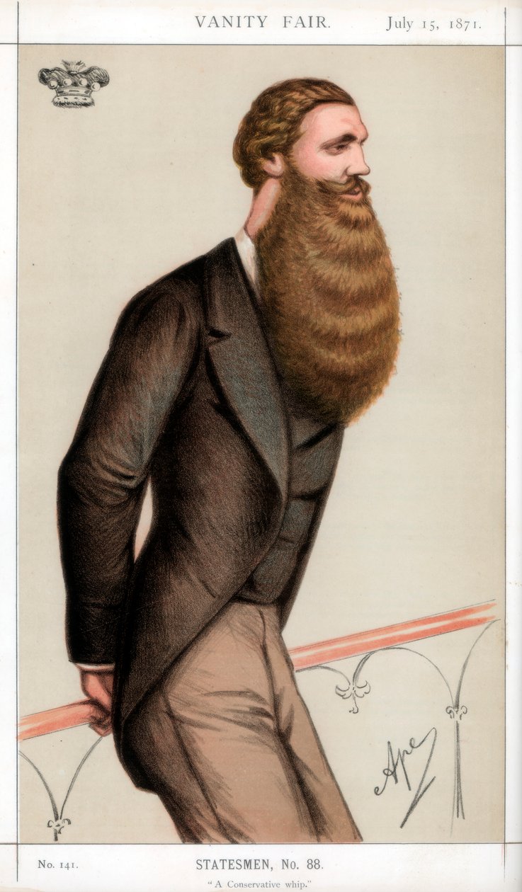 Konserwatywny bicz, 1871 autorstwa Carlo Pellegrini