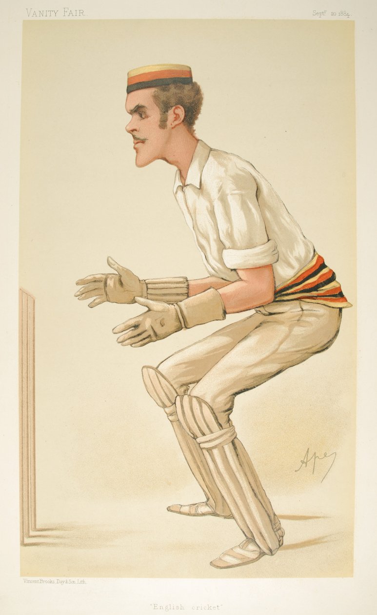 Alfred Lyttelton, Vanity Fair, 1884-09-20 autorstwa Carlo Pellegrini