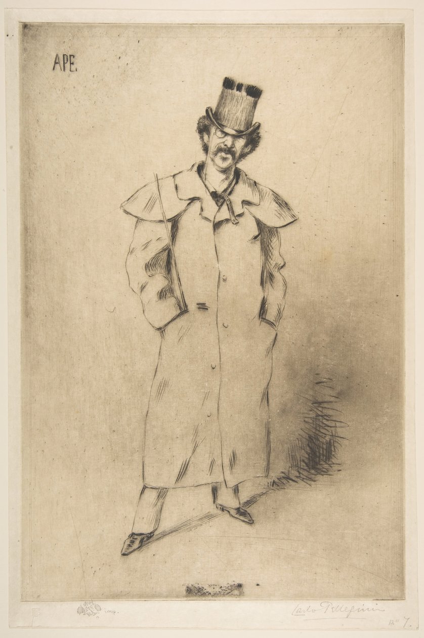 James McNeill Whistler, XIX wiek. autorstwa Carlo Pellegrini