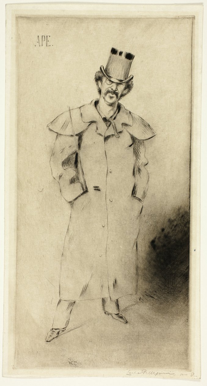 Portret Whistlera autorstwa Carlo Pellegrini