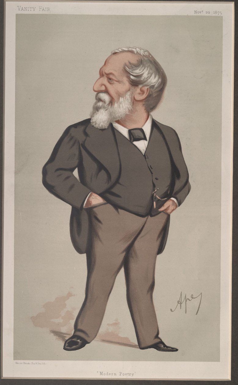 Robert Browning, Targowisko próżności, 1875-11-20 autorstwa Carlo Pellegrini