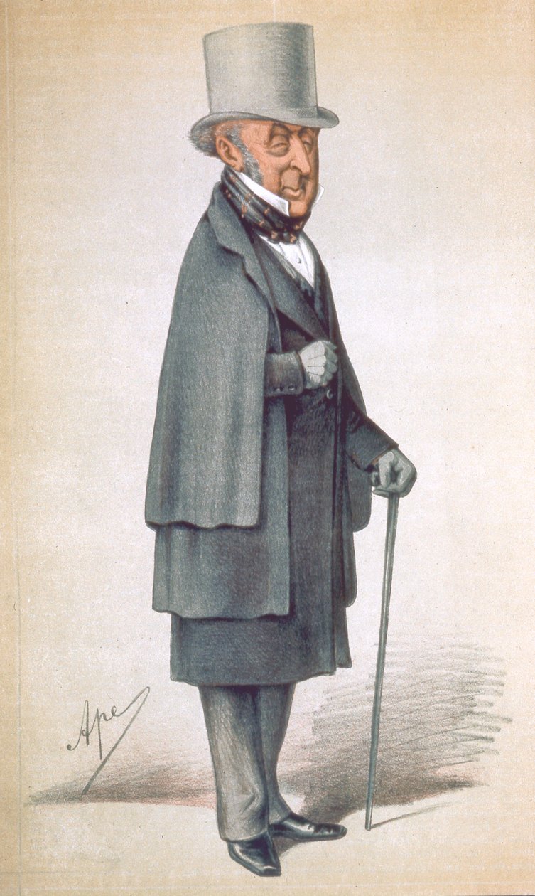 Roderick Impey Murchison, szkocki geolog, 1870 autorstwa Carlo Pellegrini
