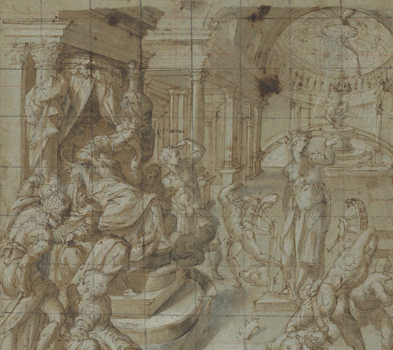 Męczeństwo św. Katarzyny Aleksandryjskiej, 1560-70. autorstwa Carlo Portelli