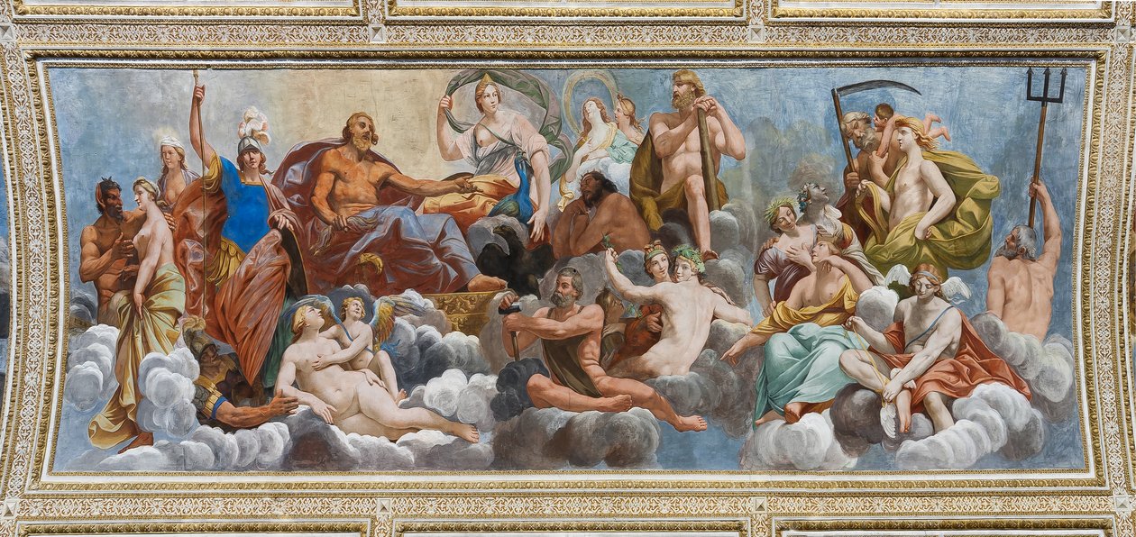 Zgromadzenie bogów Olimpu autorstwa Carlo Santner