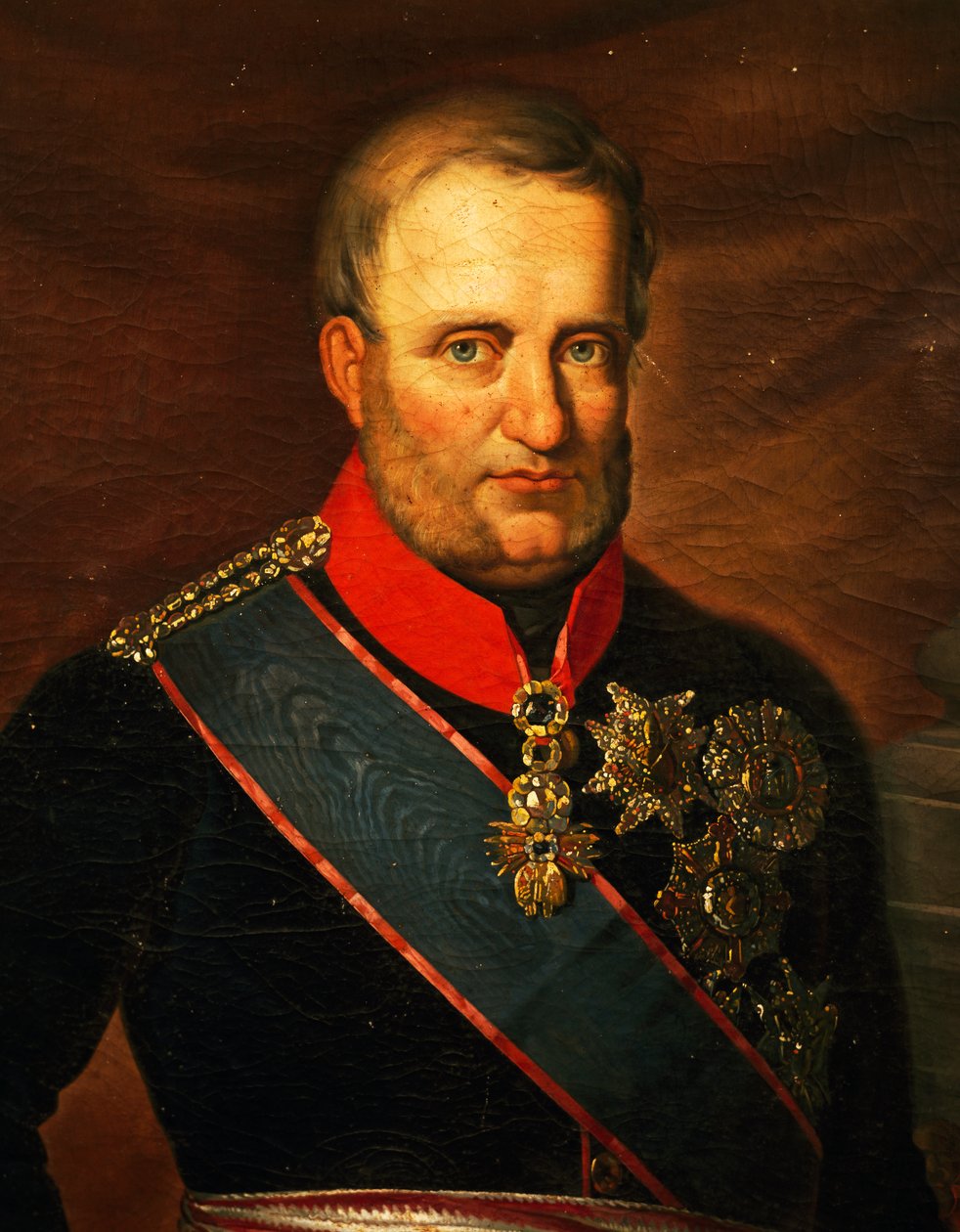 Portret Franciszka I z Obojga Sycylii (olej na płótnie) autorstwa Carlo de Falco