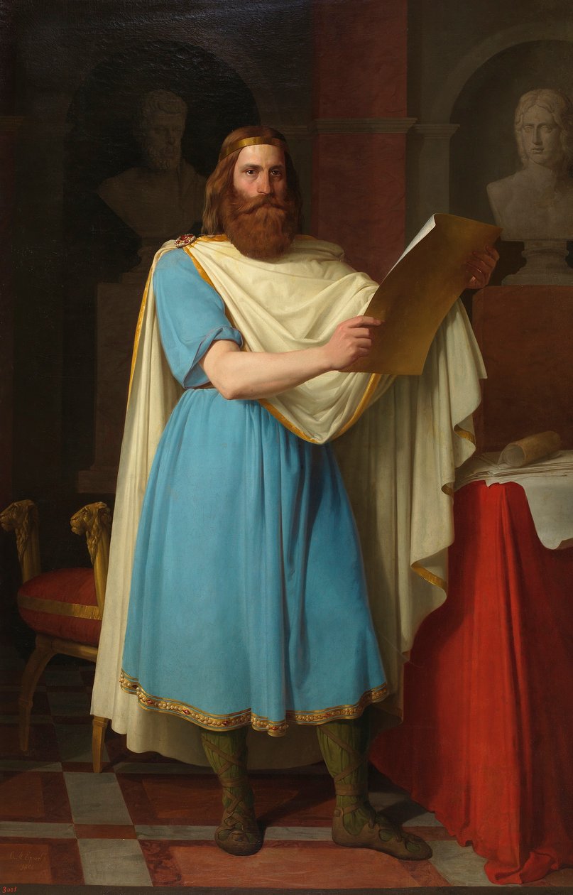 Alarico II, rey godoAlaric II autorstwa Carlos Maria Esquivel