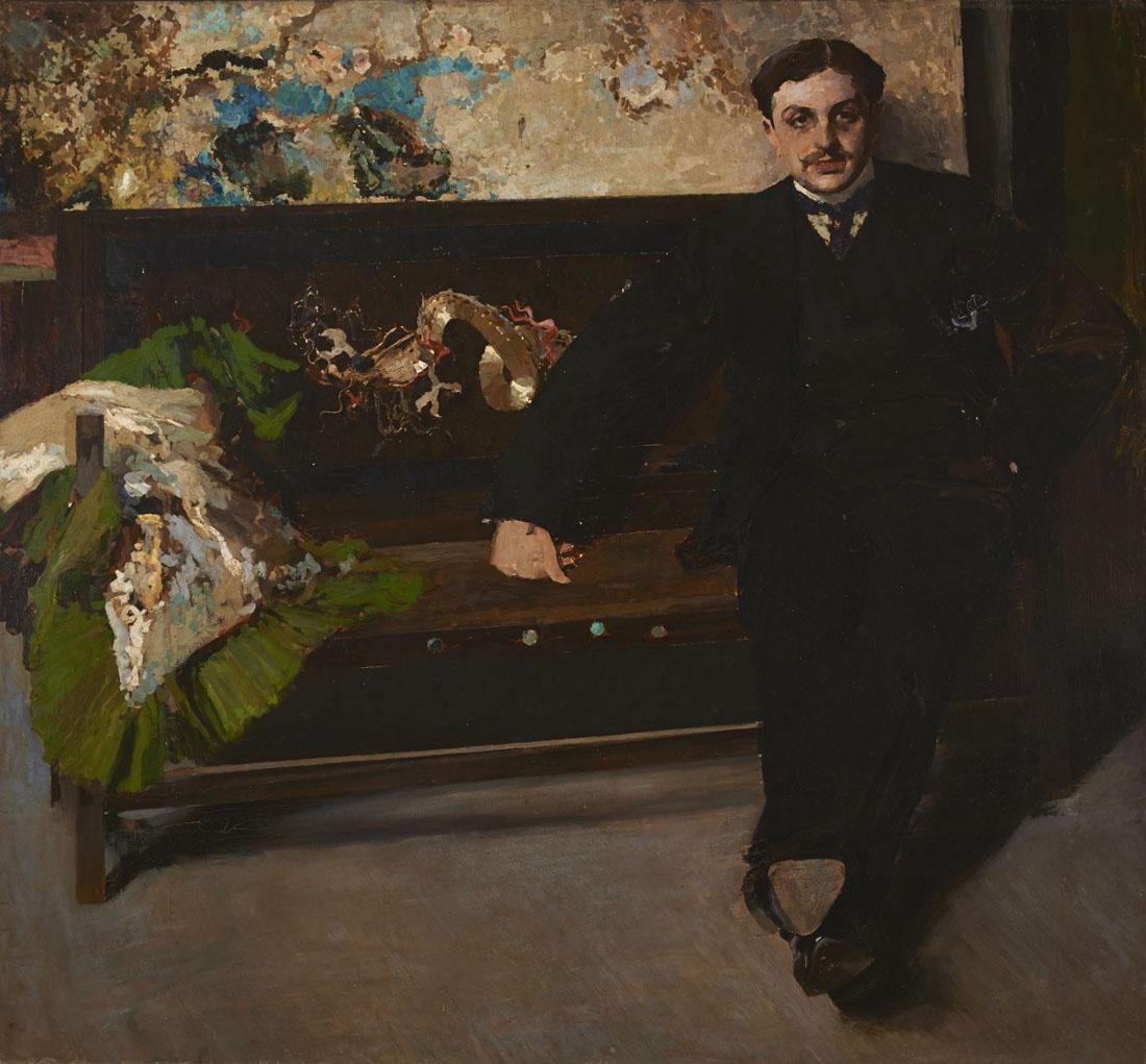 Portret J. C. M. autorstwa Carlos Federico Saez