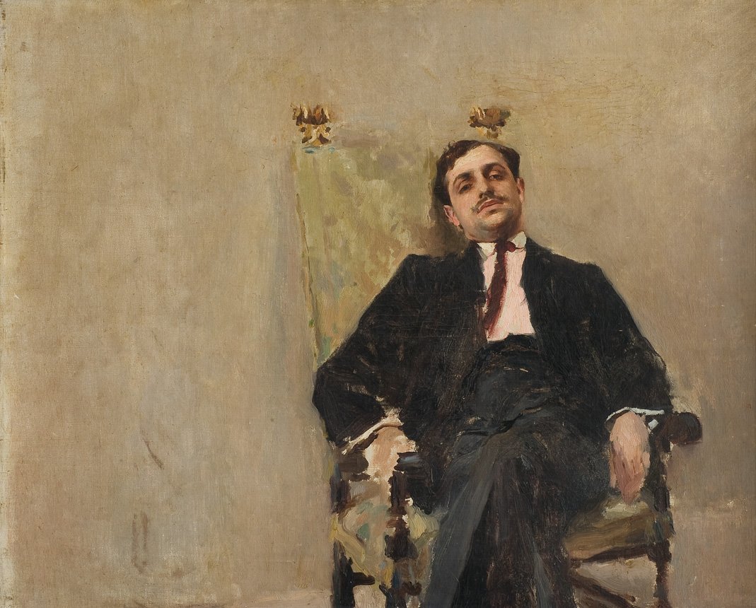 Portret pana Juana Carlosa Munoza autorstwa Carlos Federico Saez