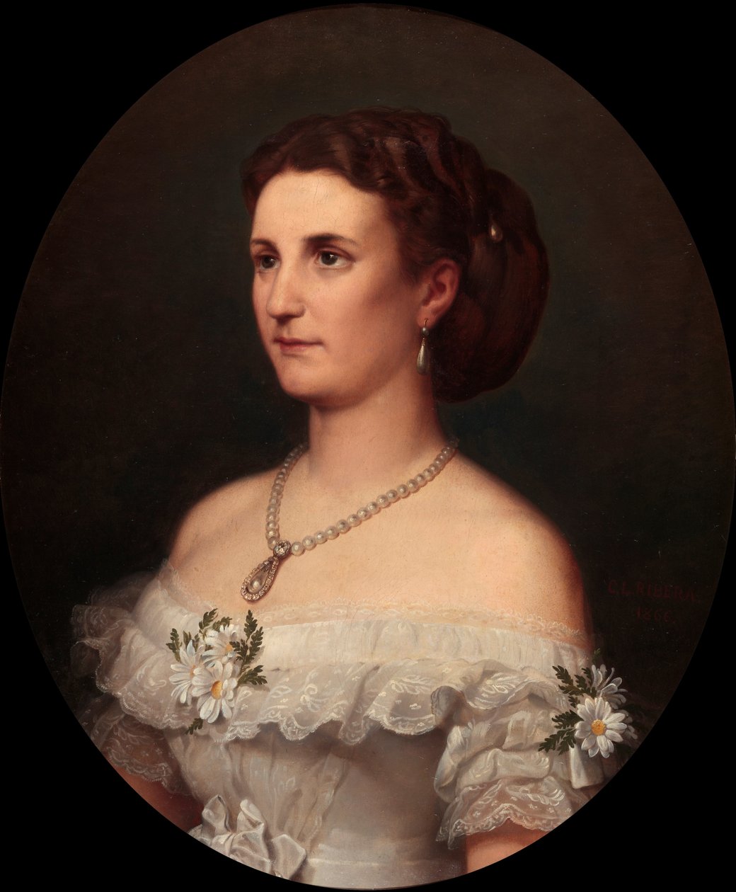 María Leonor Salm-Salm, księżna Osuna autorstwa Carlos Luis de Ribera y Fieve