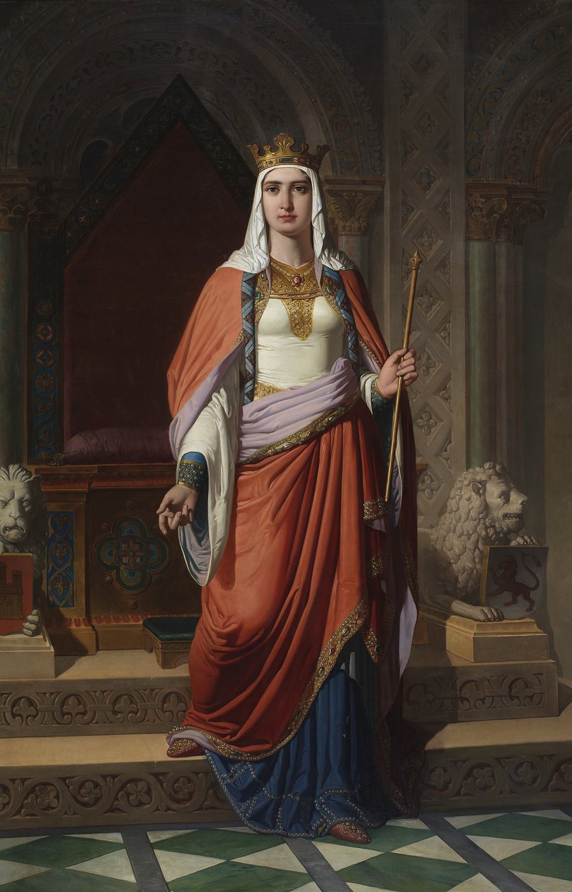 Królowa Urraca z León i Kastylii, 1857 autorstwa Carlos Múgica y Pérez