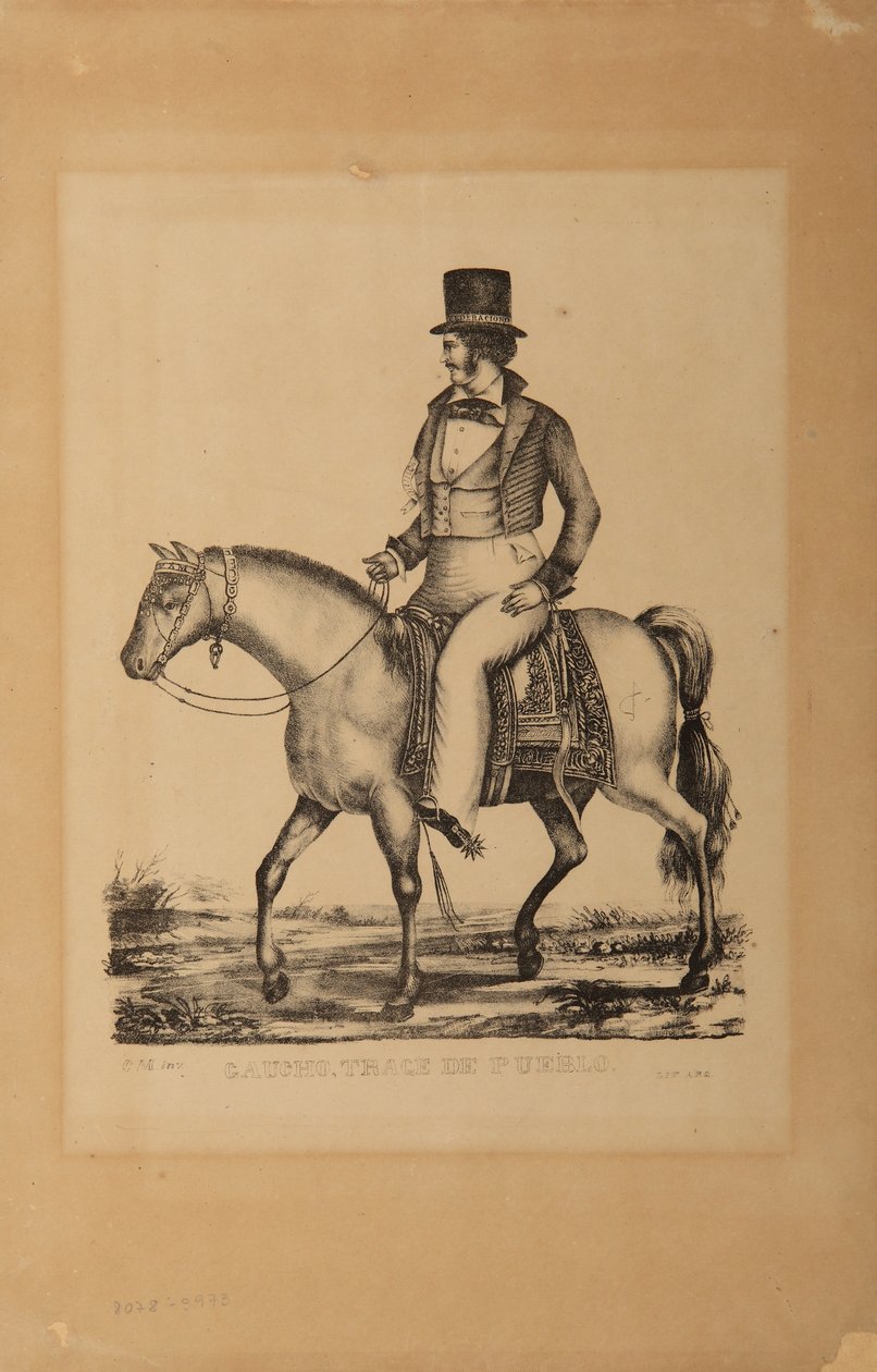 Gaucho, traje de pueblo - Carlos Morel autorstwa Carlos Morel