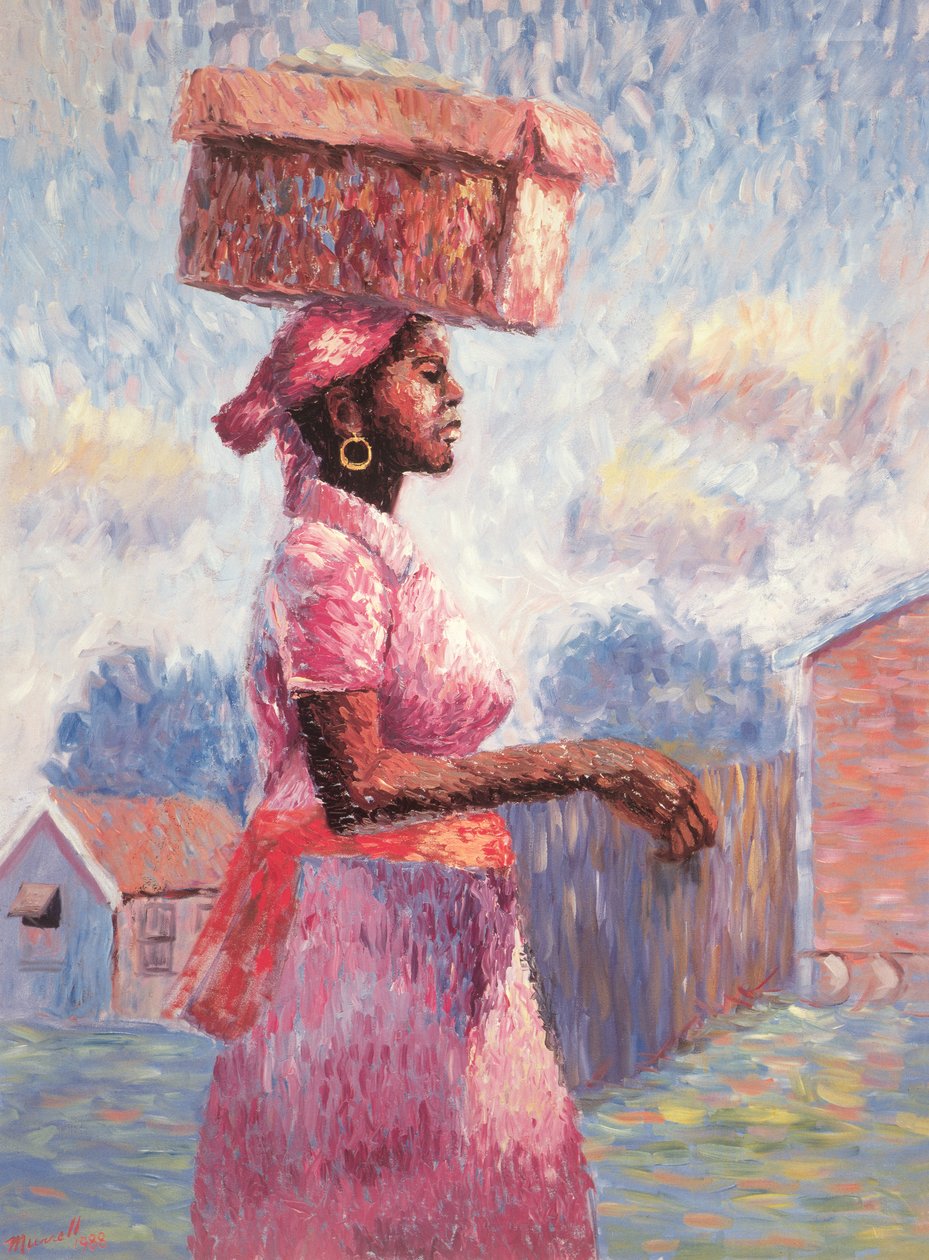 Afrykańska Dama, 1988 autorstwa Carlton Murrell