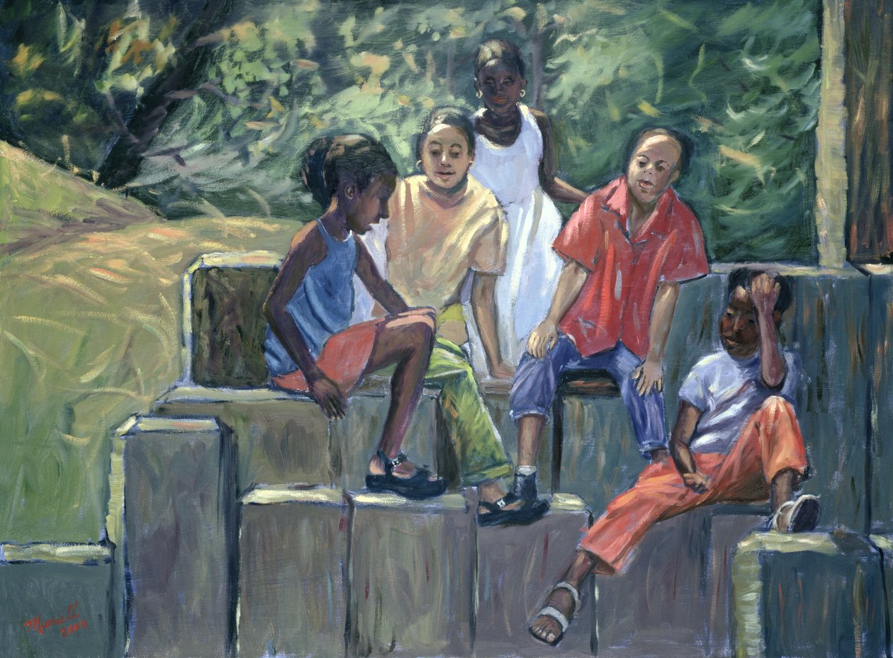Zabawa w parku, 2004 autorstwa Carlton Murrell