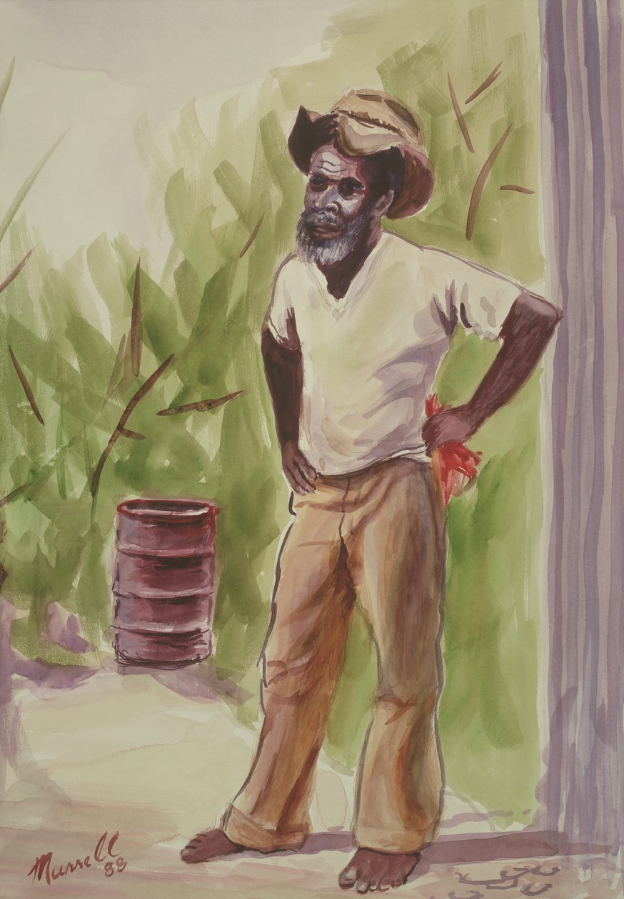 Przerwa, 1989 (wc na papierze) autorstwa Carlton Murrell