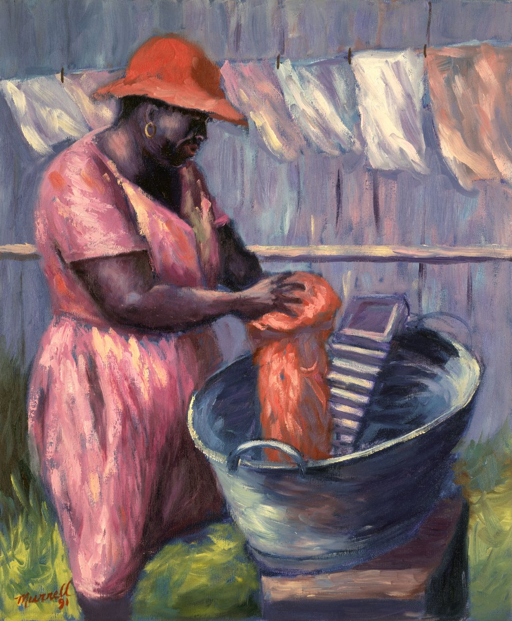 Dzień prania, 1991 autorstwa Carlton Murrell