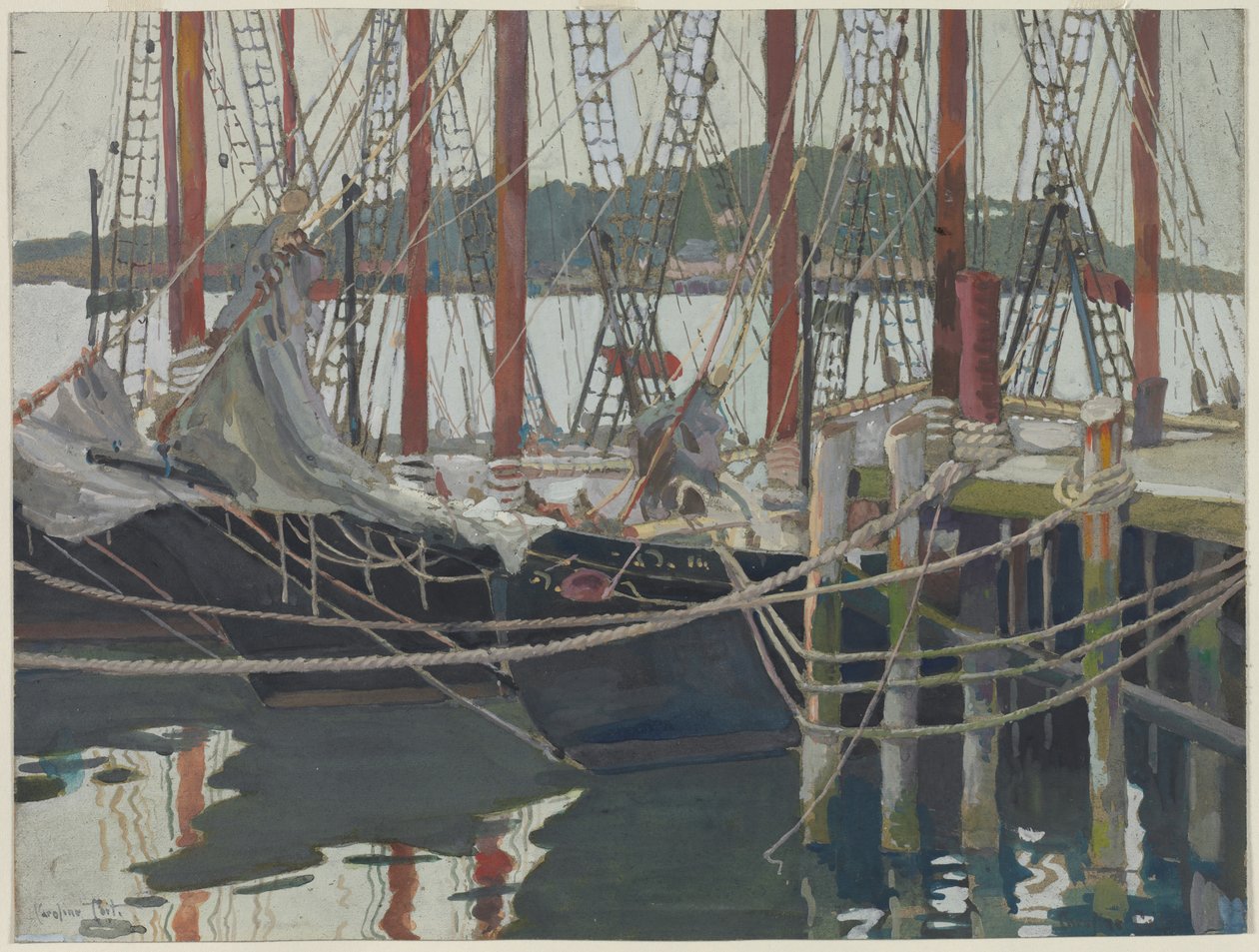 Dni bezczynności, Gloucester, Massachusetts autorstwa Caroline Coit
