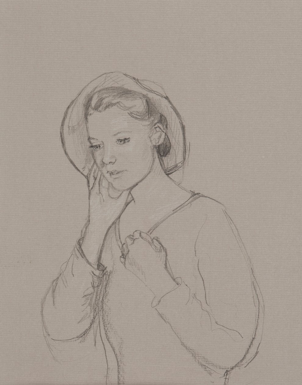 Studium dla Elizabeth Bennet, 2011 autorstwa Caroline Hervey Bathurst