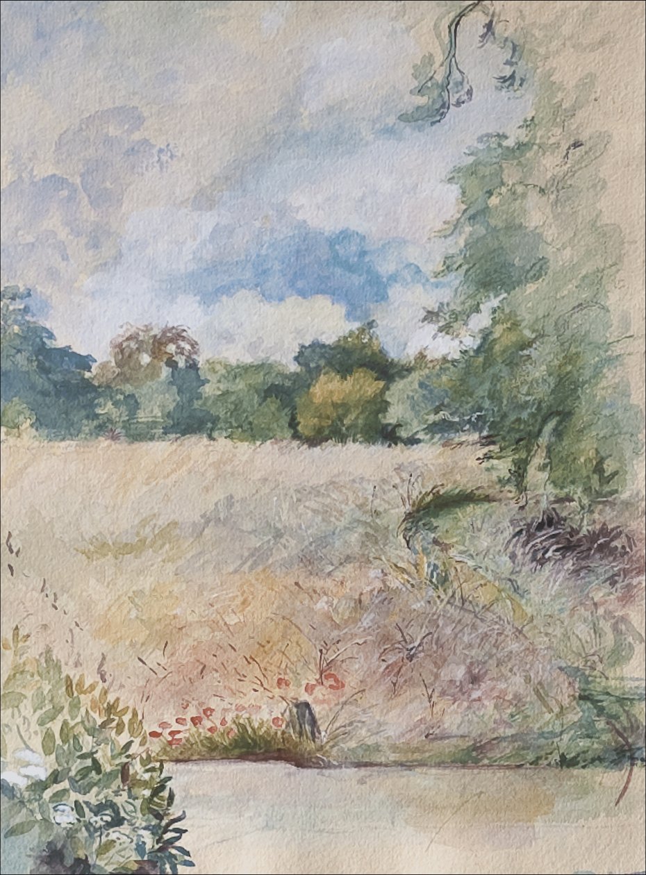 Lato 2007 (pastel i wc na papierze) autorstwa Caroline Hervey Bathurst