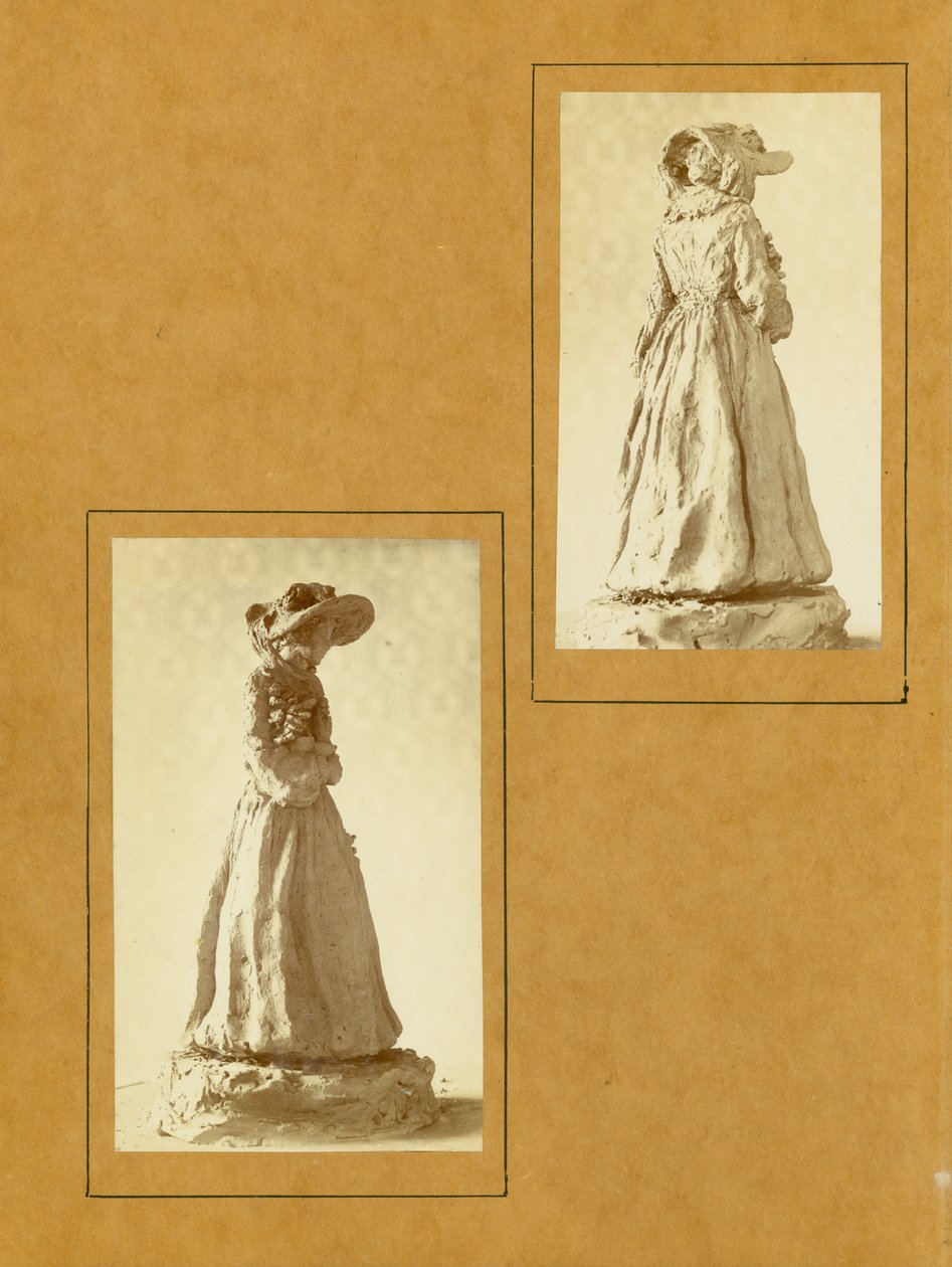 Clay Sketch Caroline Risque, fotografie jej rzeźb, strona pierwsza autorstwa Caroline Risque