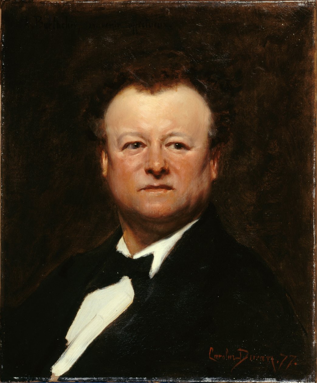 francuski: Portrait de Jean-François Berthelier (1830-1888), chanteur autorstwa Carolus Duran