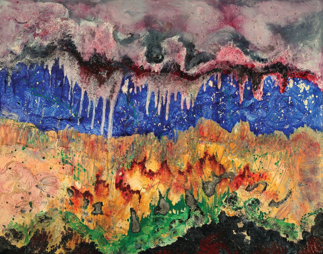 Grota Serca, 2006 (olej na płótnie) autorstwa Carolyn Mary Kleefeld