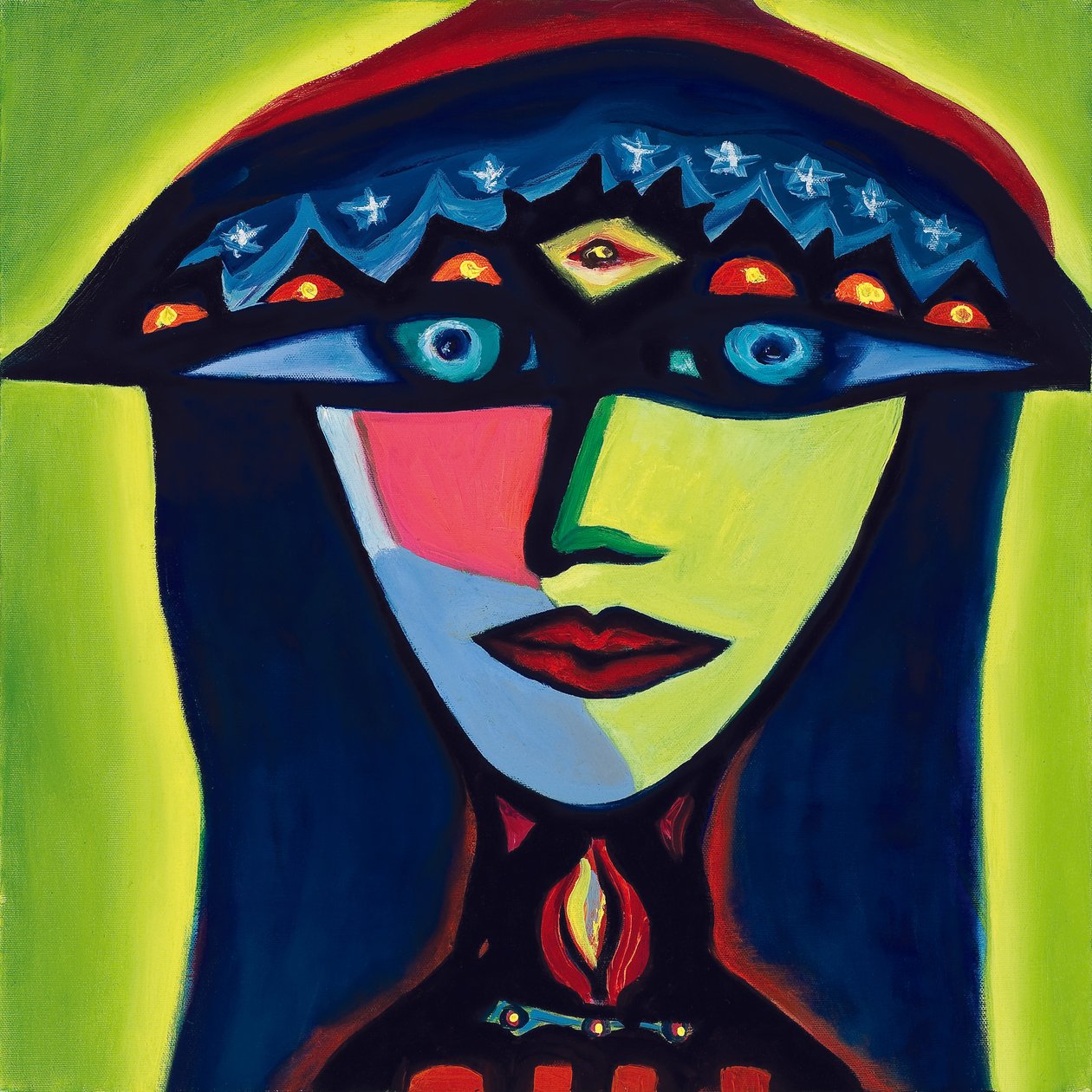 Isabella, Polska Cyganka, 2007 (olej na płótnie) autorstwa Carolyn Mary Kleefeld